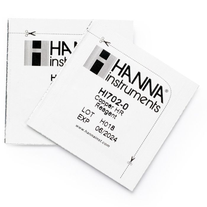 Réactif Hanna Checker Copper High Range 25 tests HI702-25