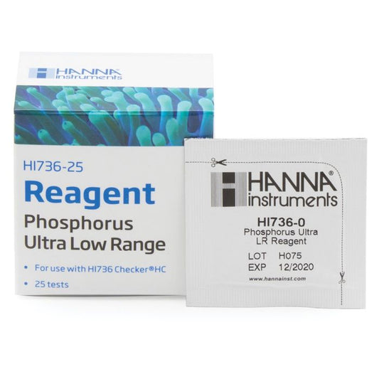 Réactif Hanna Checker pour phosphore à très faible concentration, 25 tests HI736-25 